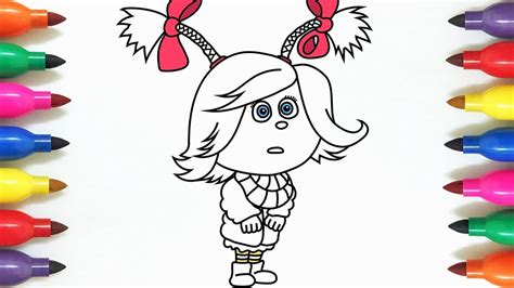 How To Draw Cindy Lou Who Step By Step At Drawing Tutorials