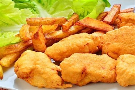 Bacon grease, potato chips, eggs, sea salt, water, tapioca flour and 2 more. Recipe: Homemade chicken nugget and chips | Chicken ...