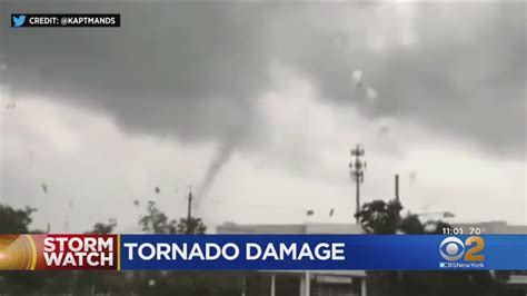 Tornado Touches Down During New Jersey Storm Youtube