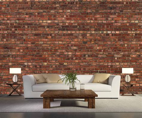 Mu1449 Old Brick Wall Mural 🥇 Talissa Decor Wall Murals Brick Wall
