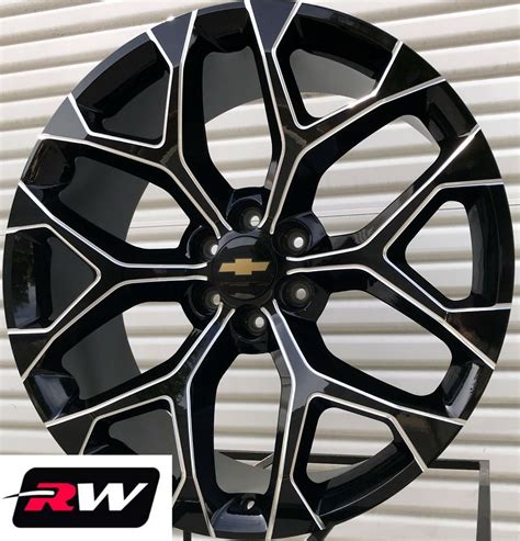 20 X9 Inch Wheels And Tires For Chevy Suburban Replica Ck156 Black