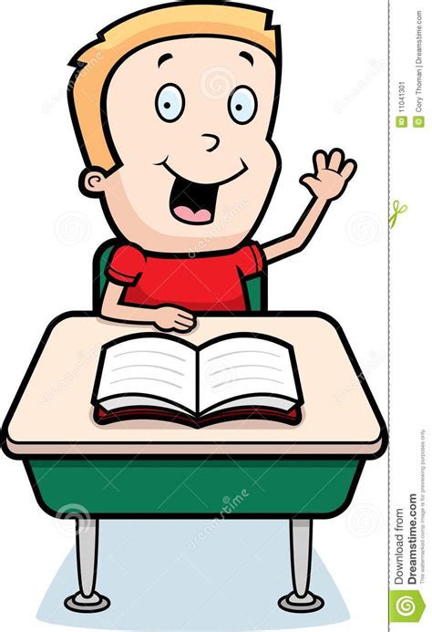 And adults should encourage the youths to discover them. Boy Classroom stock vector. Illustration of hand, learning ...