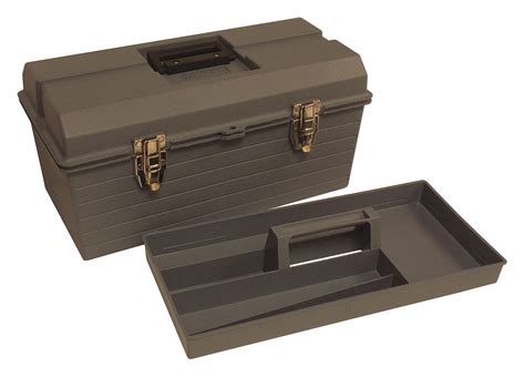 Contico Plastic Portable Tool Box 9 14 In Overall Height 10 14 In