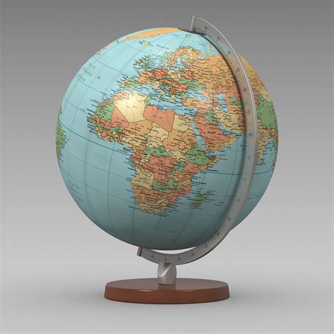 3d Model World Globe