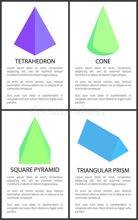 Triangular Prism Breaks Light Into Spectral Colors Stock Illustration