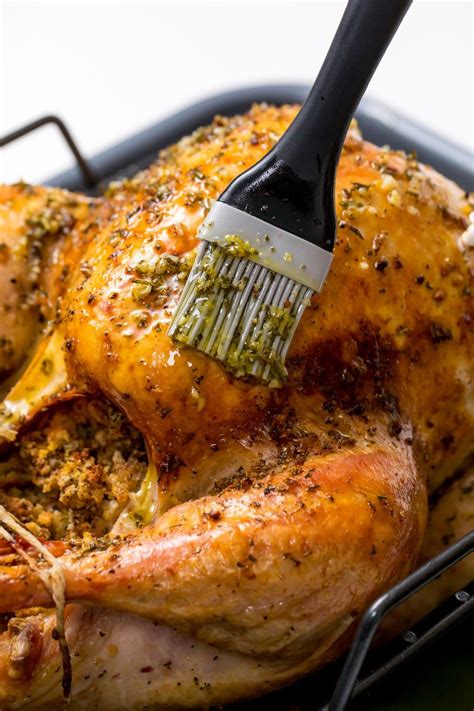 Delicious And Juicy Rosemary Lemon Roasted Turkey Recipe Roasted