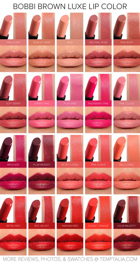 sneak peek bobbi brown luxe lip color photos and swatches