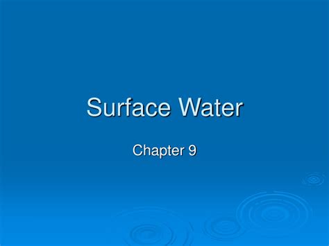 Ppt Surface Water Powerpoint Presentation Free Download Id9596528