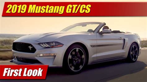 2019 Ford Mustang Gtcs California Special First Look Youtube