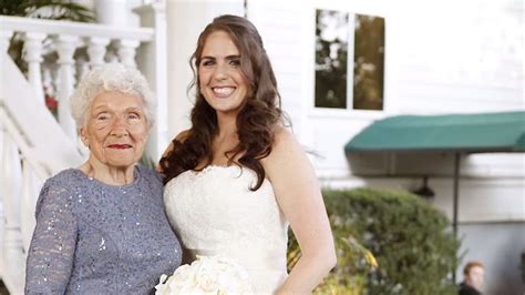 95 year old woman was the perfect bridesmaid at her granddaughter s wedding bridesmaid