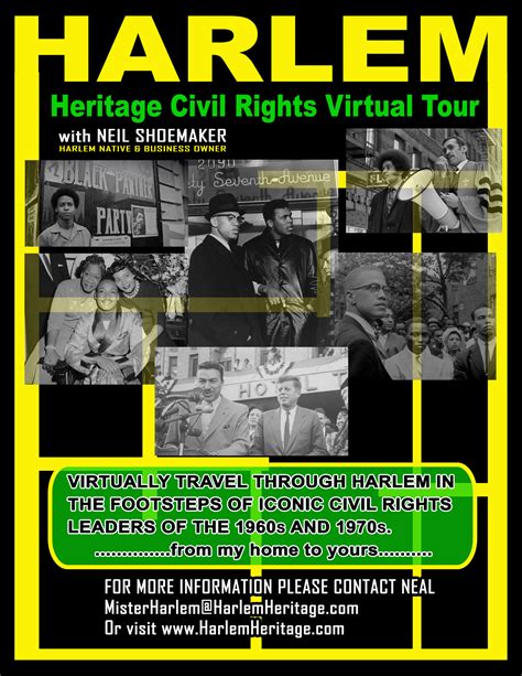 Harlem Heritage Civil Rights Virtual Tour Harlem Heritage Tours