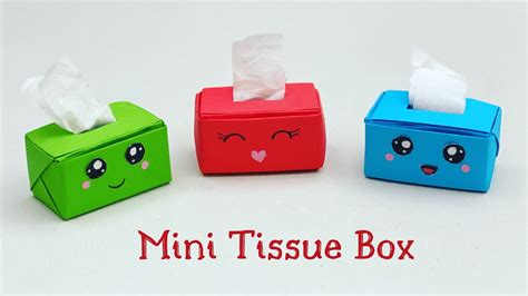 How To Make Easy Paper Tissue Box For Kids Nursery Craft Ideas