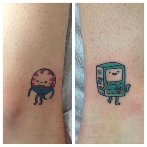 Peppermint Butlet And Bmo Adventure Time Ankle Tattoos Tattoos Bff