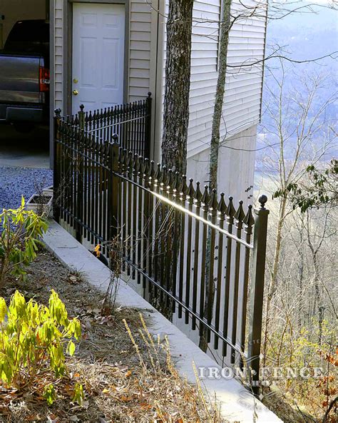 3ft Tall Signature Grade Iron Fence Used As A Drop Off Barricade Style