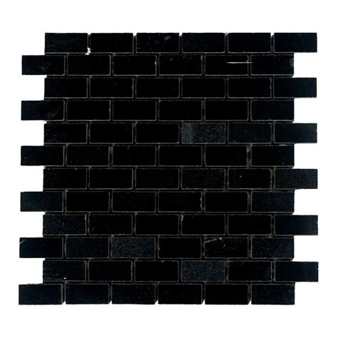 Absolute Black Granite Mosaic 1 X 2 Brick Stone And Tile Shoppe