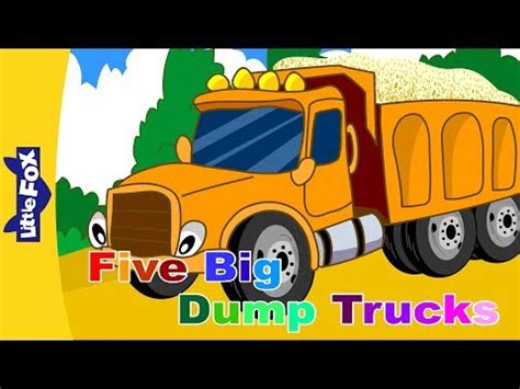 Hapa family 1 year ago. Five Big Dump Trucks | Song for Kids | By Little Fox - YouTube