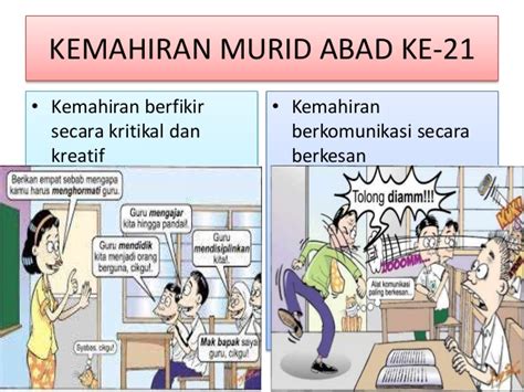 Pembelajaran abad 21 adalah pembelajaran yang dirancang untuk generasi abad 21 agar mampu mengikuti arus perkembangan teknologi terbaru. Pengajaran dan pembelajaran abad ke 21