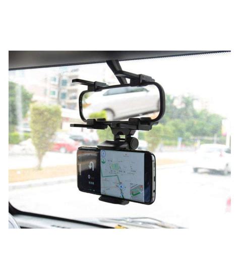Kolorfish Car Mobile Holder Double Clamp For Other Surfaces Black
