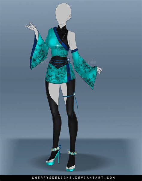 Closed Outfit Adopt 678 By Cherrysdesigns On Deviantart Trajes De