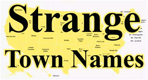 Weirdest Town Names In All 50 States Sunny 951