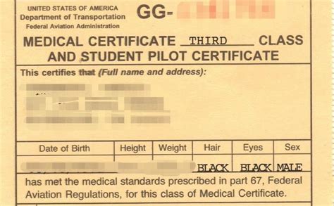 パイロットから修行僧へ Faa Class3 Medical Certificate