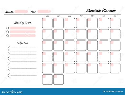 Monthly Calendar Template For Excel And Sheets Blank Monthly Calendar