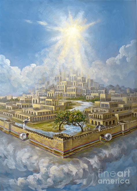 Eternity New Jerusalem Painting By The Decree To Restore Jerusalem