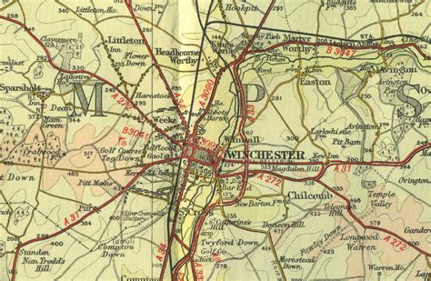 Winchester Map