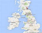 Edinburgh on Map of UK - World Easy Guides