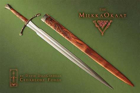 The Miekkaokaat David Delagardelle Of Cedarlore Forge Swords And