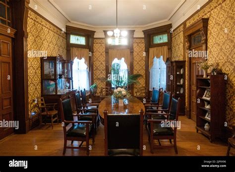 Warden wardens dining room formal set model hi-res stock photography