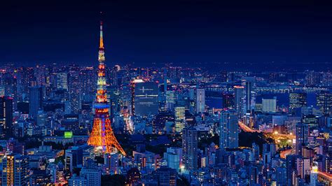 Japanese City Aesthetic Wallpaper 4k 1920x1080 Asia Neon City Lights