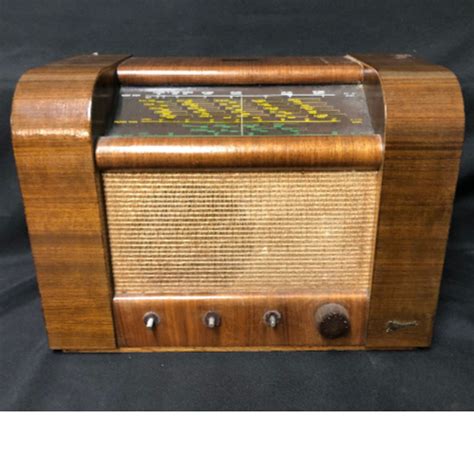 Vintage Marconi Valve Radio Vin857a Lutterworth Antiques