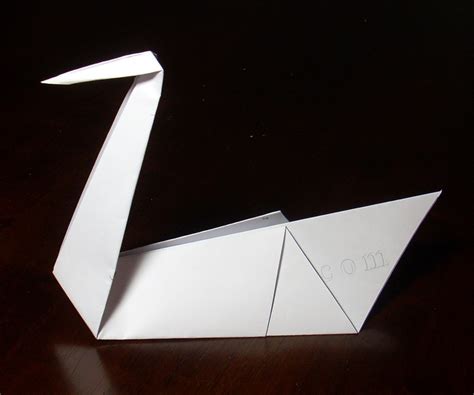 Swan Printable Origami Instructions