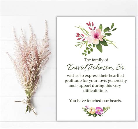 Buy Sympathy Acknowledgement Cards Funeral Thank You And Bereavement