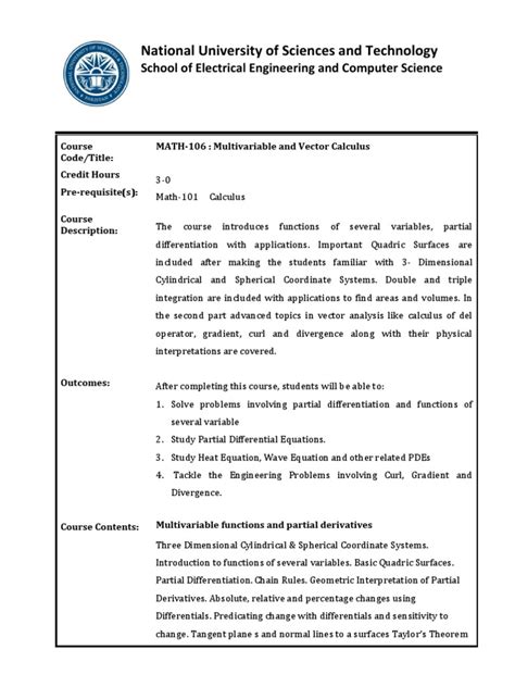 Equations of lines, planes, and surfaces in space; Multivariable and Vector Calculus.pdf | Vector Calculus ...