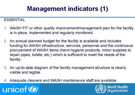 Module 9 Facility Management Wash Fit 1 Overview