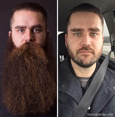 25 Before And After Pictures Of Men Who Shaved Their Beards Mutually