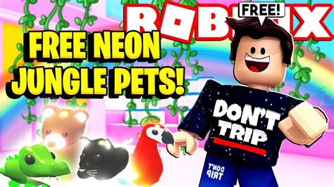 How to get free adopt me pets. How to Get a FREE NEON JUNGLE PET in Adopt Me NEW Jungle ...