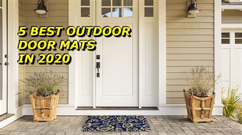 The beige background is decorated with a scrolling floral pattern with. 5 Best Outdoor Door Mats in 2020 - YouTube