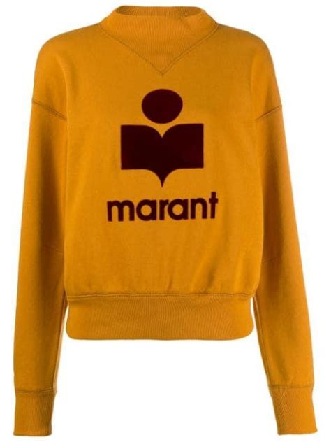 Isabel Marant Étoile Logo Print Sweatshirt Farfetch Printed