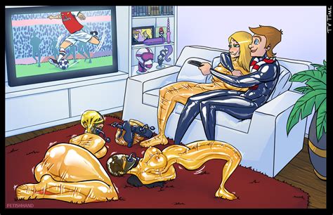 Latex Couple Tv Time By Fetishhand Hentai Foundry