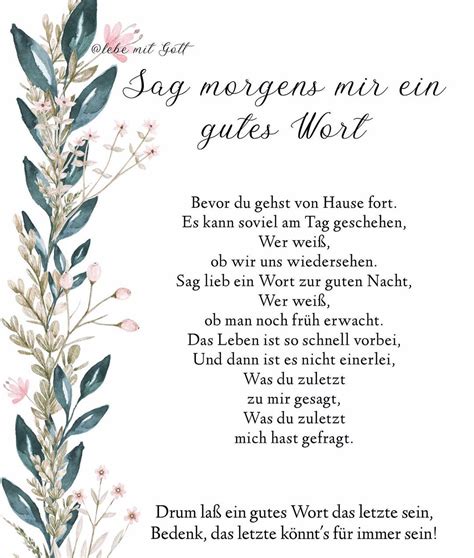 Lebe Mit Gott💌 Auf Instagram „sag Morgens Mir Ein Gutes Wort Bevor Du