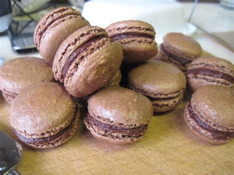 The Sugar Lump Chocolate Hazelnut Macarons