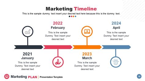 Marketing Plan Timeline Template Slidemodel