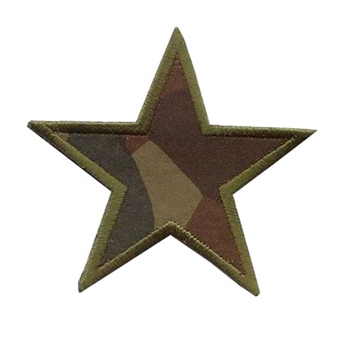 Custom Made Colorful Embroidered Iron On Star Patch For Clothes
