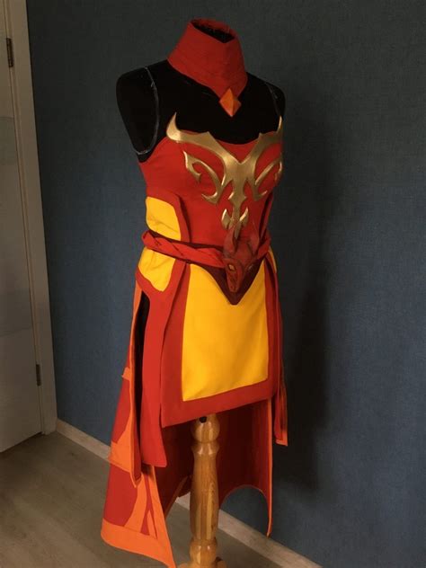Made To Order Sexy Lina Cosplay From Dota 2 Costume Etsy