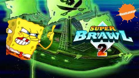 Super Brawl 2 Nickelodeon Spongebob Survival Mode Gameplay 1 Youtube