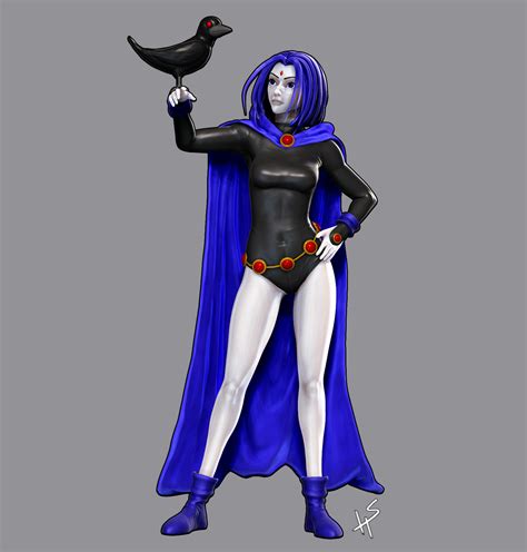 artstation teen titans raven