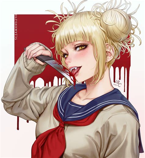 toga licking her knife [bnha] r massivefangs